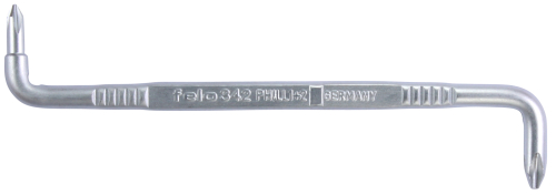 Отвёртка Z-образная, РН1+РН2, серия 342 FELO 342 120 00