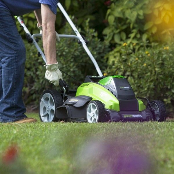 Газонокосилка аккумуляторная Greenworks 45 см 40V G40LM45, без АКБ и ЗУ