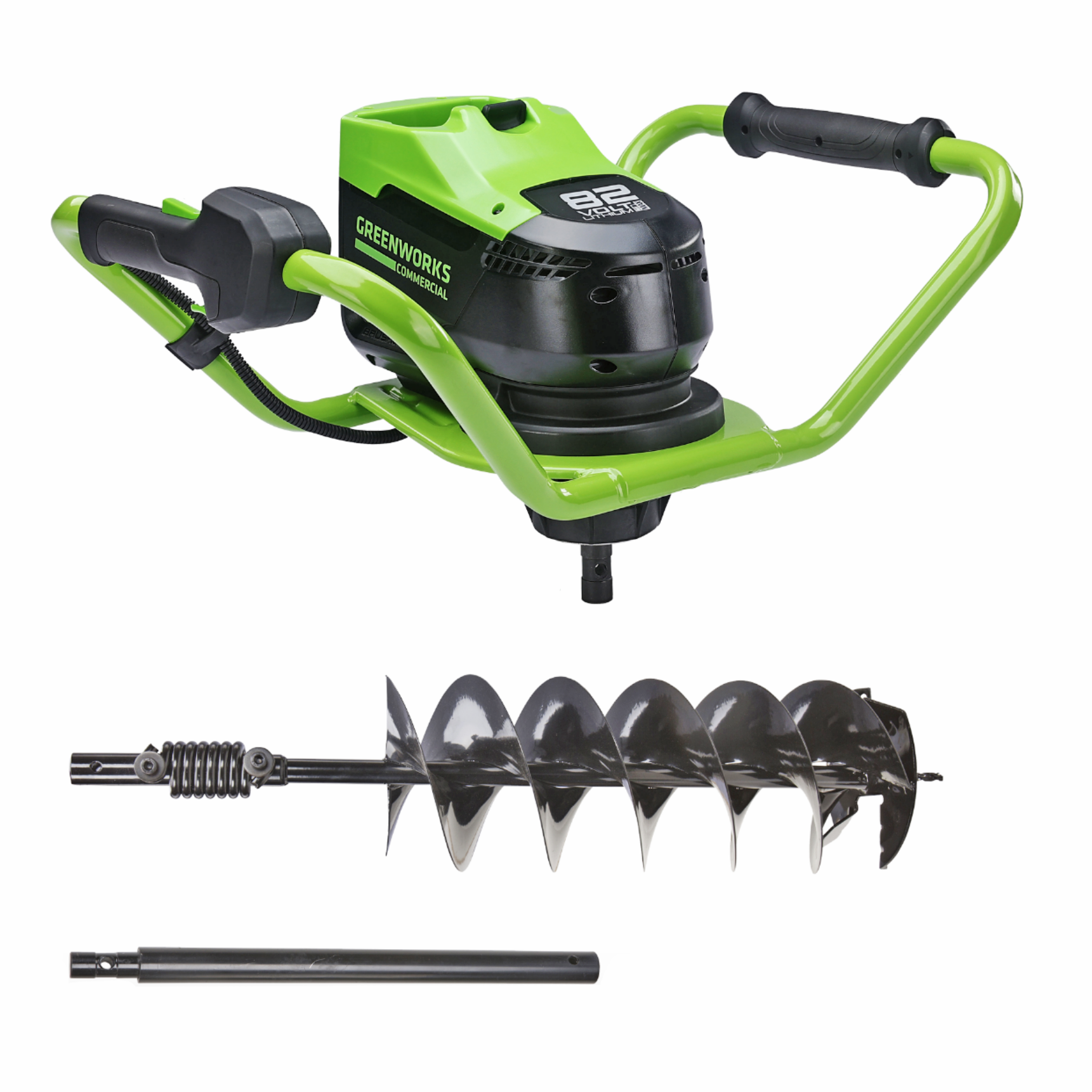 Мотобур аккумуляторный Greenworks 82V GC-AUGER 3707907, бесщеточный, без АКБ и ЗУ