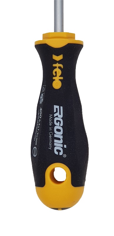 Отвёртка серия 400 Ergonic, SL6,5х1,2х200 FELO 400 657 10