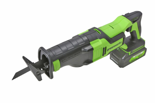 Пила сабельная аккумуляторная Greenworks 24V GD24RS 1200407, бесщеточная, без АКБ и ЗУ