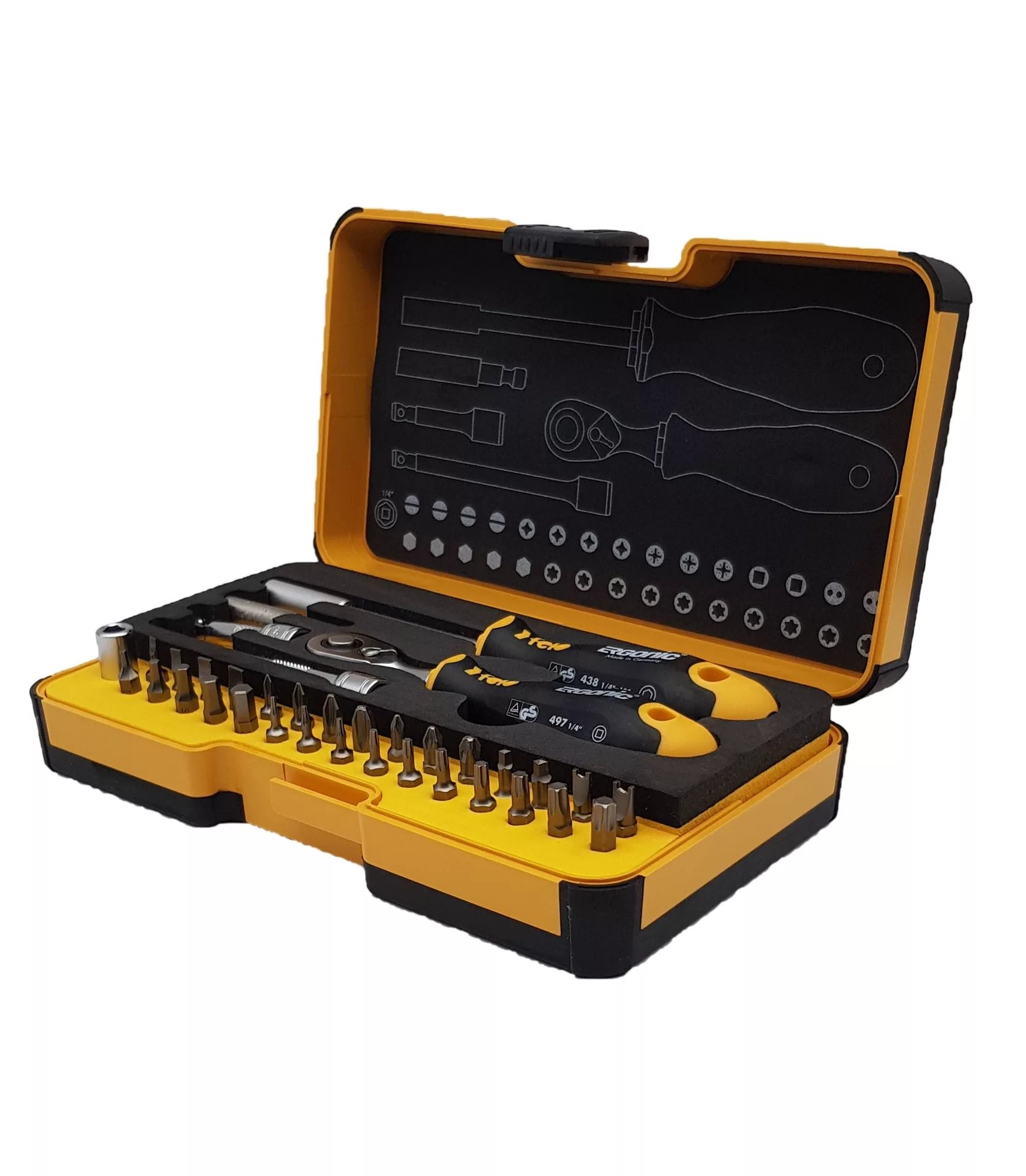 Инструм. набор "FELO R-GO 36", 36 предм., серия 057 FELO 057 836 06