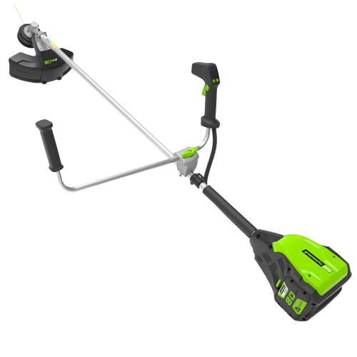 Триммер аккумуляторный Greenworks 40 см 80V GD80BCB, бесщёточный, без АКБ и ЗУ