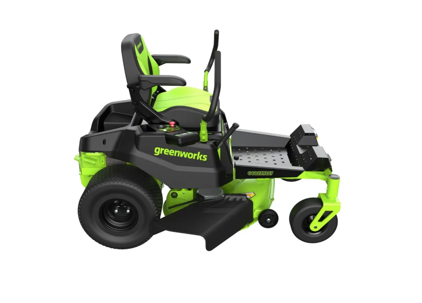 Газонокосилка аккумуляторная самоходная с сиденьем 107 см Greenworks Zero Turn CrossoverT GC82ZT107 82V 7404107, бесщеточная, без АКБ и ЗУ