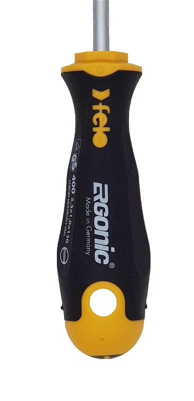 Отвёртка серия 400 Ergonic, SL5,5х1,0х150 FELO 400 555 10