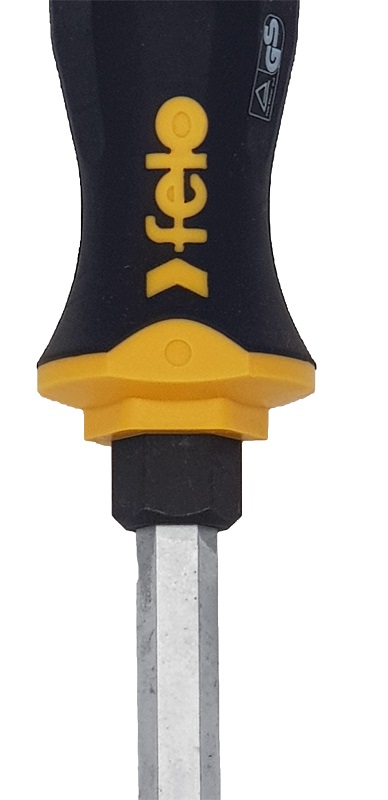 Отвёртка серия 410 Ergonic, SL8,0 с шестигранником FELO 410 085 40