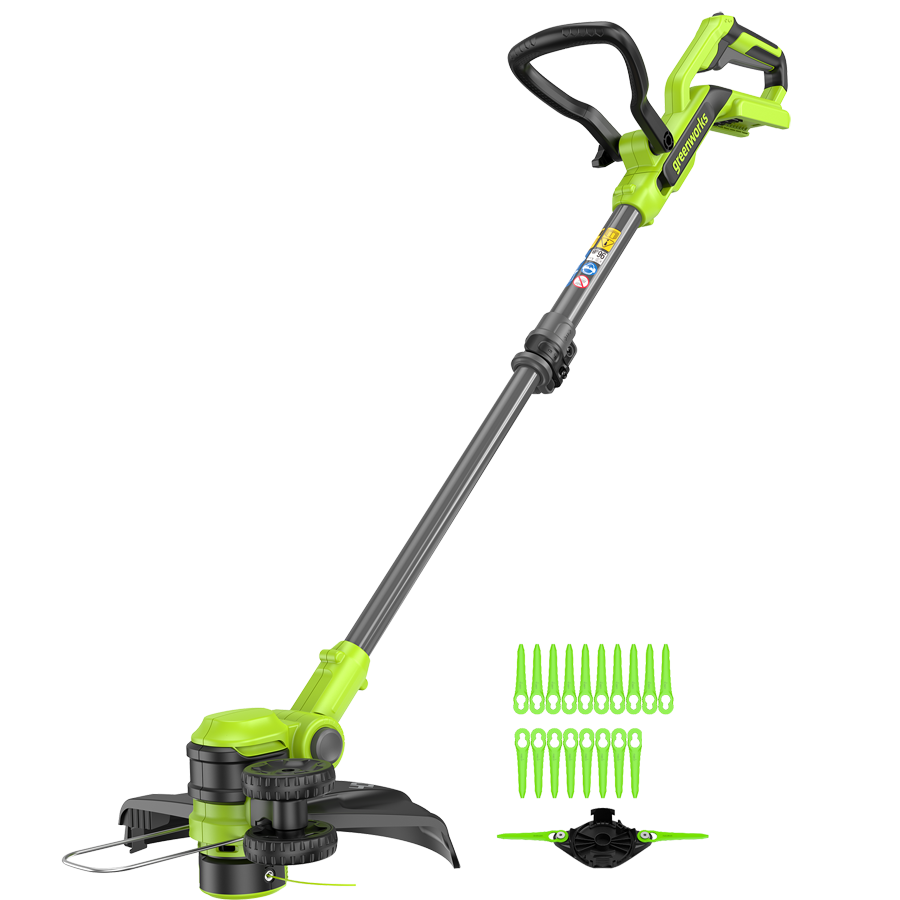 Триммер аккумуляторный Greenworks 33 см 40V G40LT331 2113507, без АКБ и ЗУ