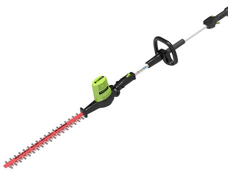 Кусторез штанговый аккумуляторный 51 см Greenworks 60V G60PHT, бесщёточный, без АКБ и ЗУ