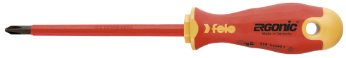 Отвёртка ERGONIC диэлектр., серия 414, PH 1 FELO 414 102 90