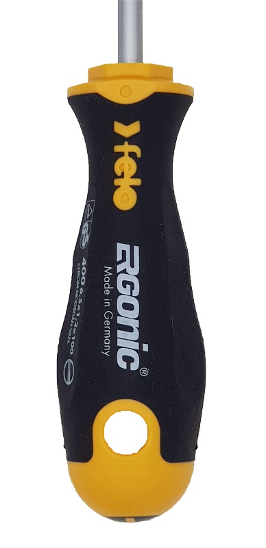 Отвёртка серия 400 Ergonic, SL6,5х1,2х100 FELO 400 653 10