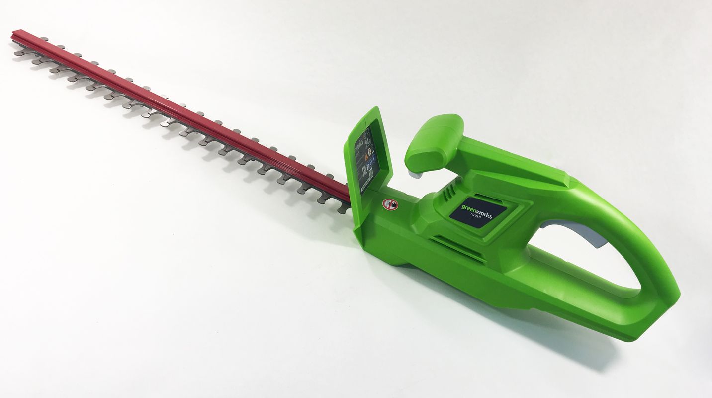 Кусторез аккумуляторный 47 см Greenworks 24V G24HT, без АКБ и ЗУ
