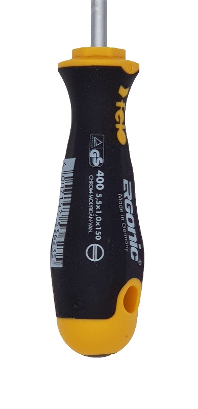 Отвёртка серия 400 Ergonic, SL5,5х1,0х150 FELO 400 555 10