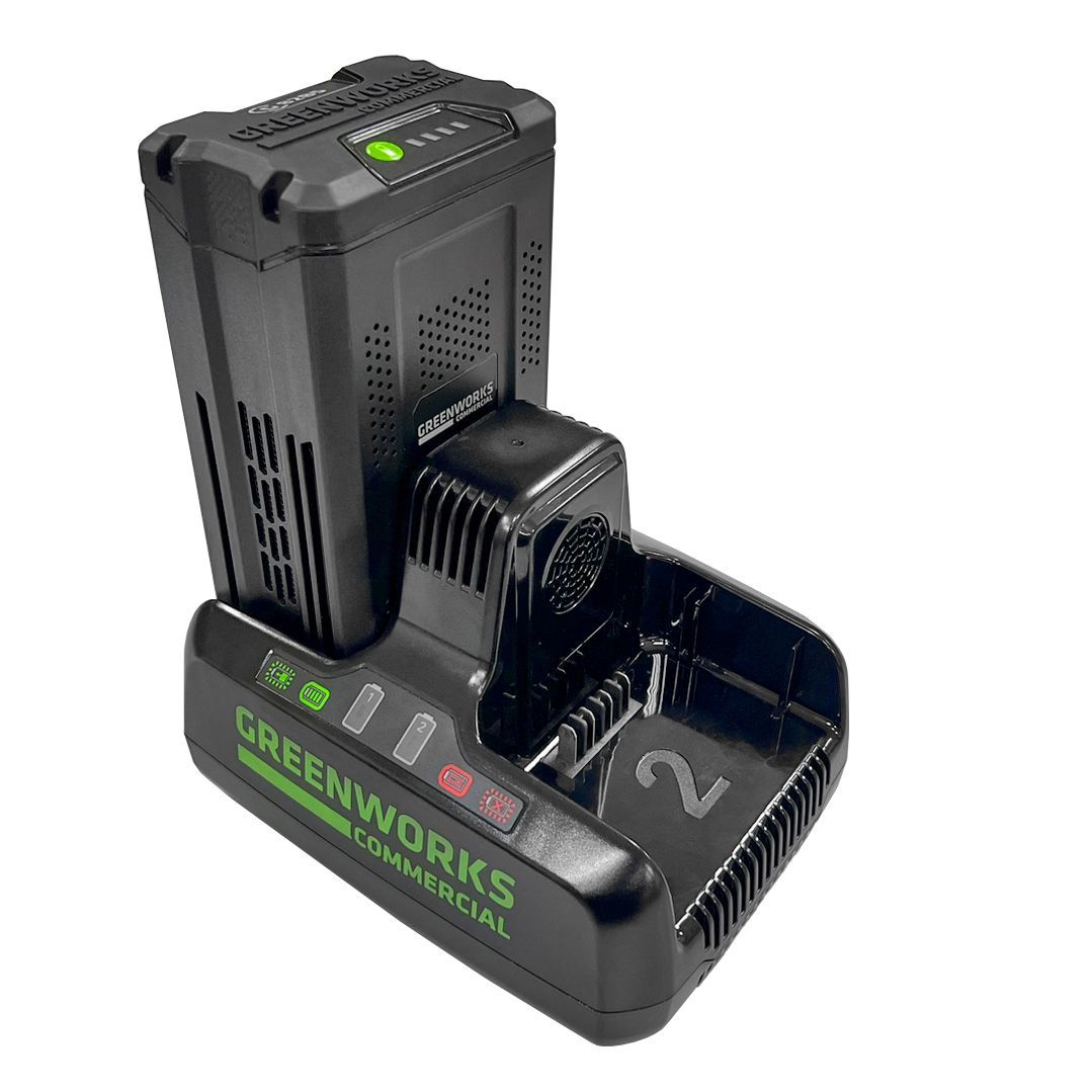 Зарядное устройство двойное Greenworks 82V 2939007 (с двумя слотами)