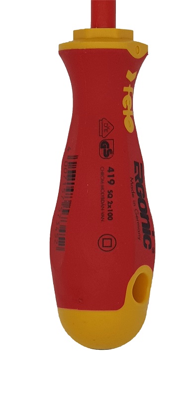 Отвёртка ERGONIC диэлектр., серия 419, SQ 2 FELO 419 200 90