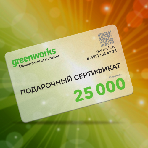 Подарочная карта на 25 000 рублей