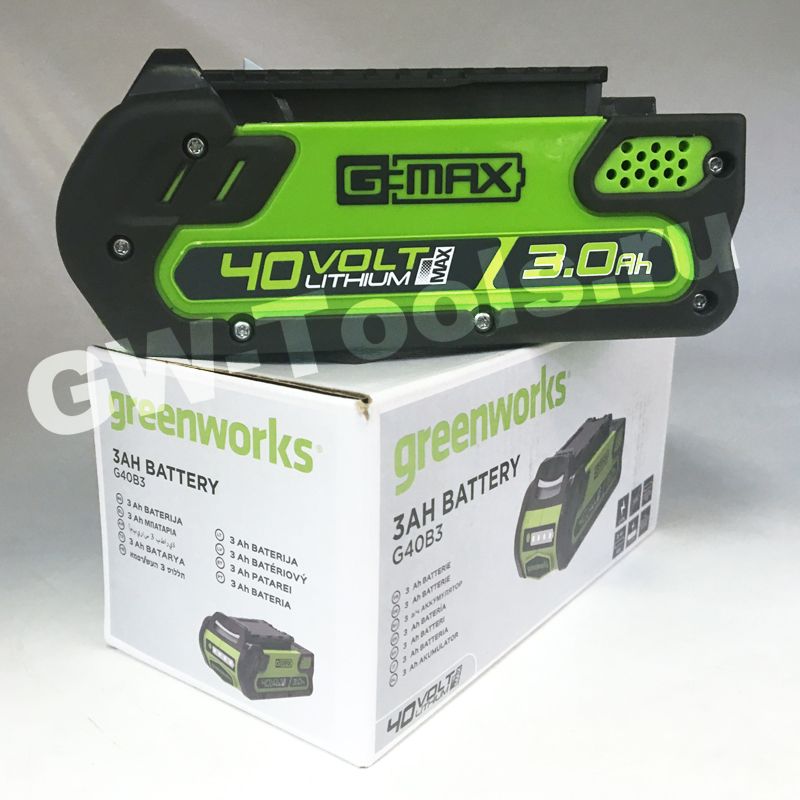 Аккумулятор Greenworks 3Ah 40V G40B3