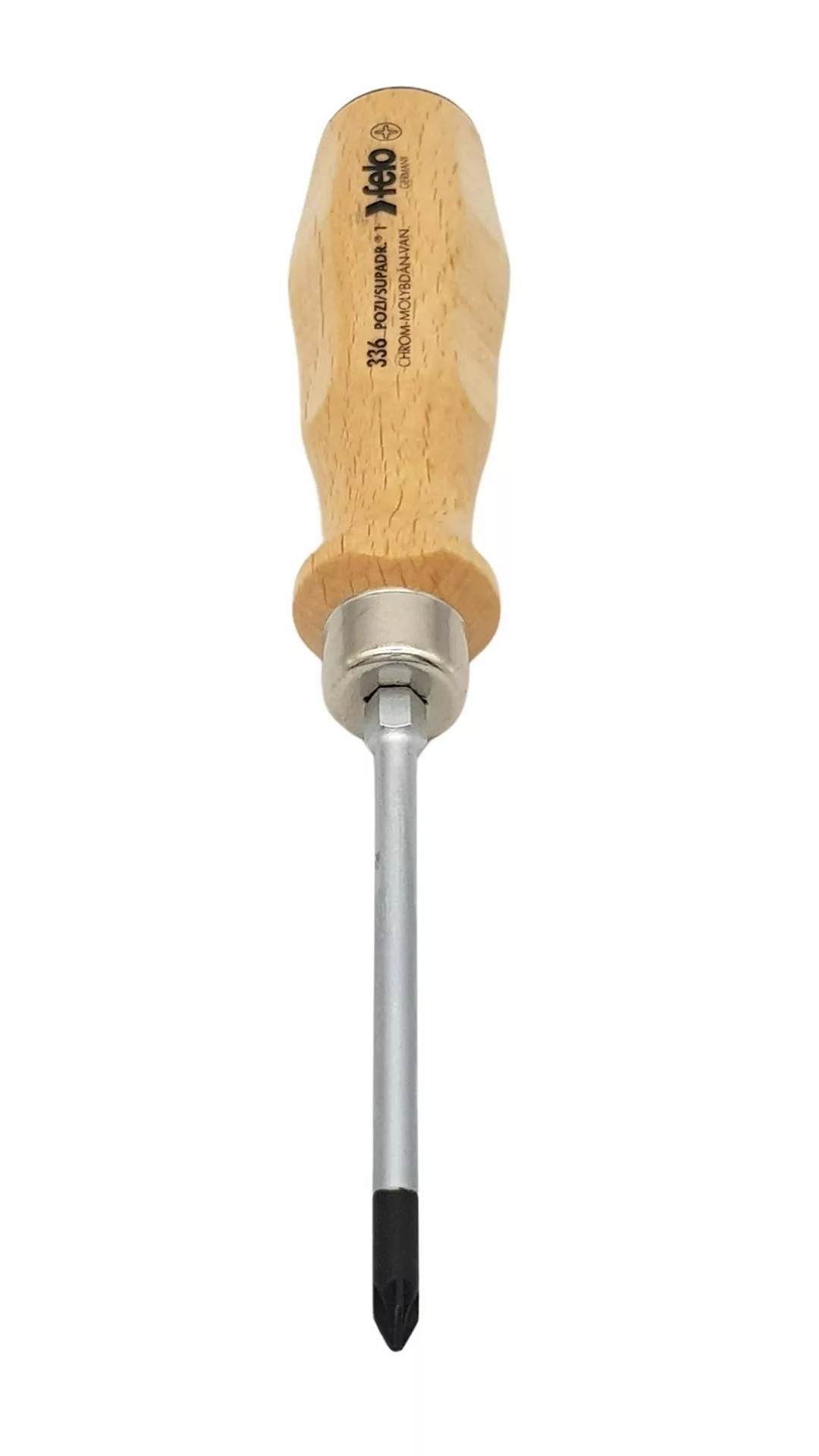 Отвертка с деревянной рукояткой ударная PZ 1Х80 FELO 33610290