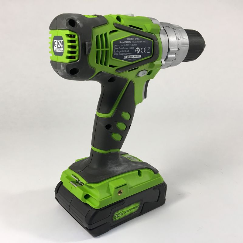 Дрель-шуруповёрт ударная аккумуляторная Greenworks 24V G24CD