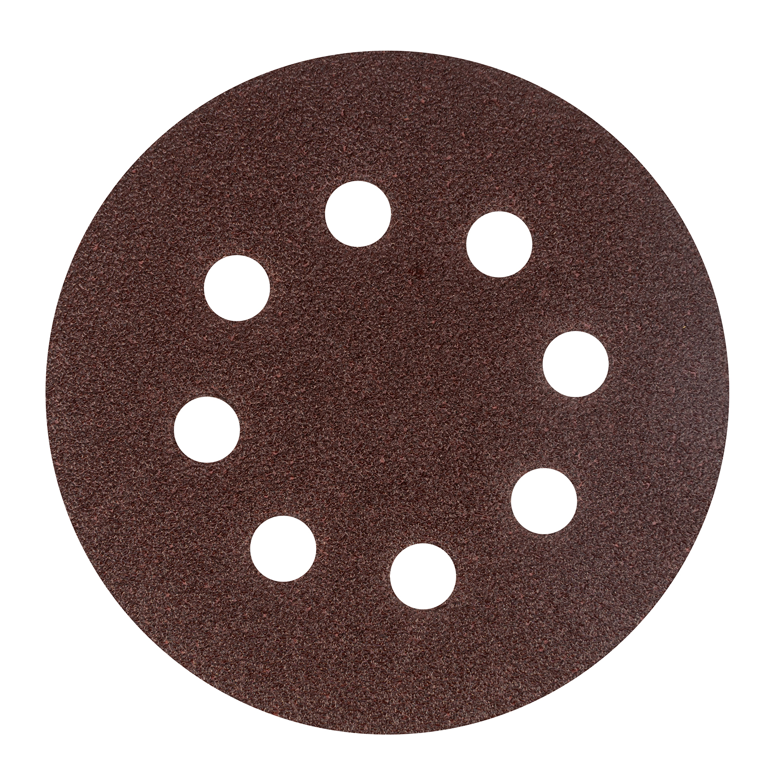 Круг абразивный на ворсовой подложке под "липучку", перфорированный, P 60, 125 мм, 5 шт