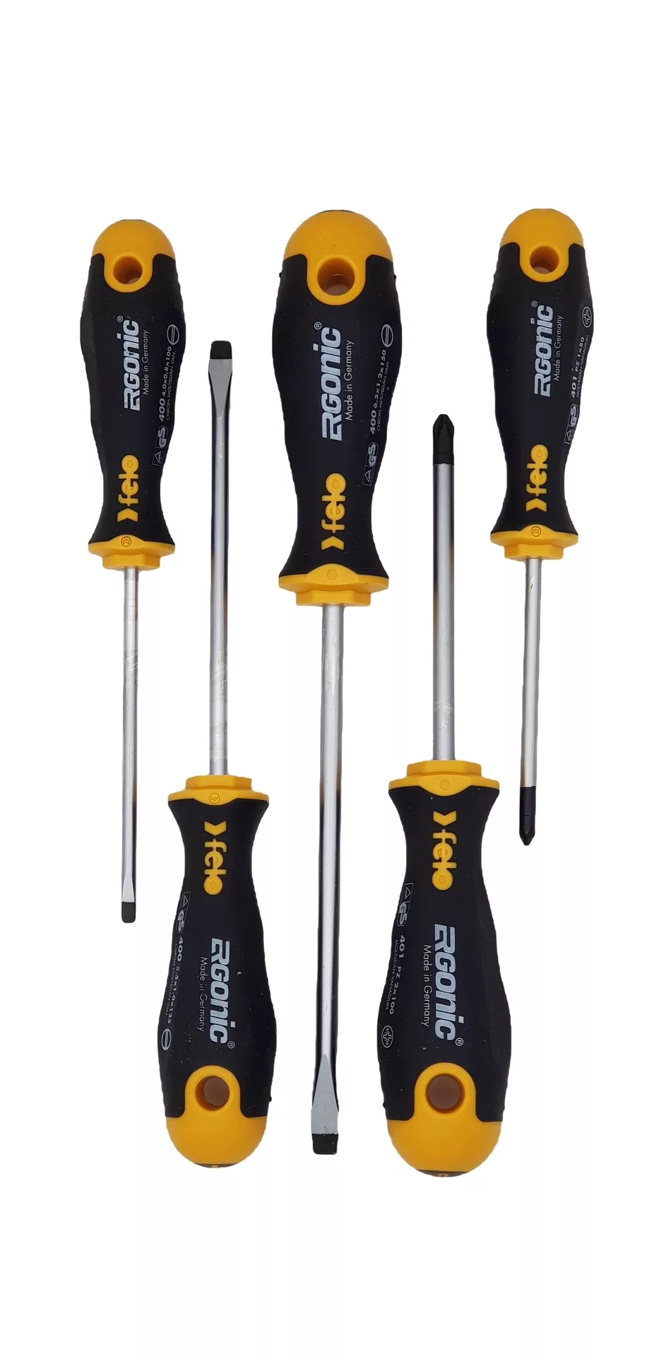 Набор отвёрток серия 400 Ergonic 5 шт. FELO 400 953 18