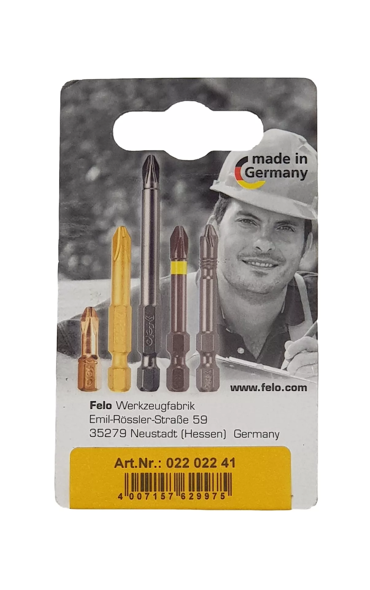 Бита ударная серия Impact PH 2х25, 2 шт в блистере FELO 022 022 41