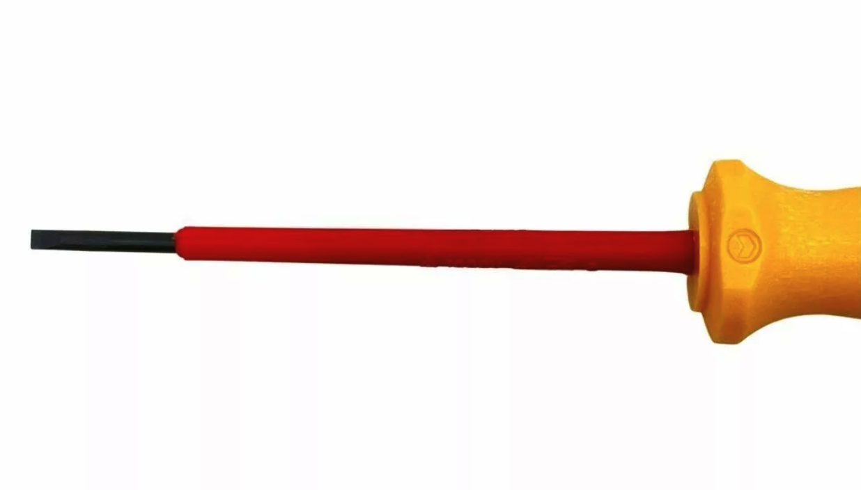 Отвертка диэлектрическая шлицевая SL2,5x0,4x75 Felo 91302590