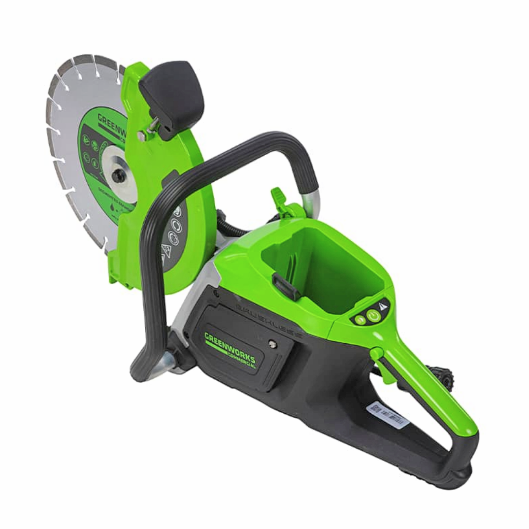 Бетонорез аккумуляторный 3,2КВт Greenworks 82V 2009007, бесщеточный, без АКБ и ЗУ