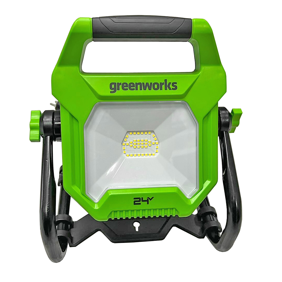 Прожектор светодиодный (2000 лм) аккумуляторный Greenworks 24V G24WL 3401307, без АКБ и ЗУ