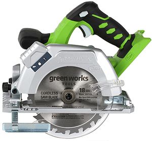 Пила циркулярная аккумуляторная Greenworks 24V G24CS, без АКБ и ЗУ