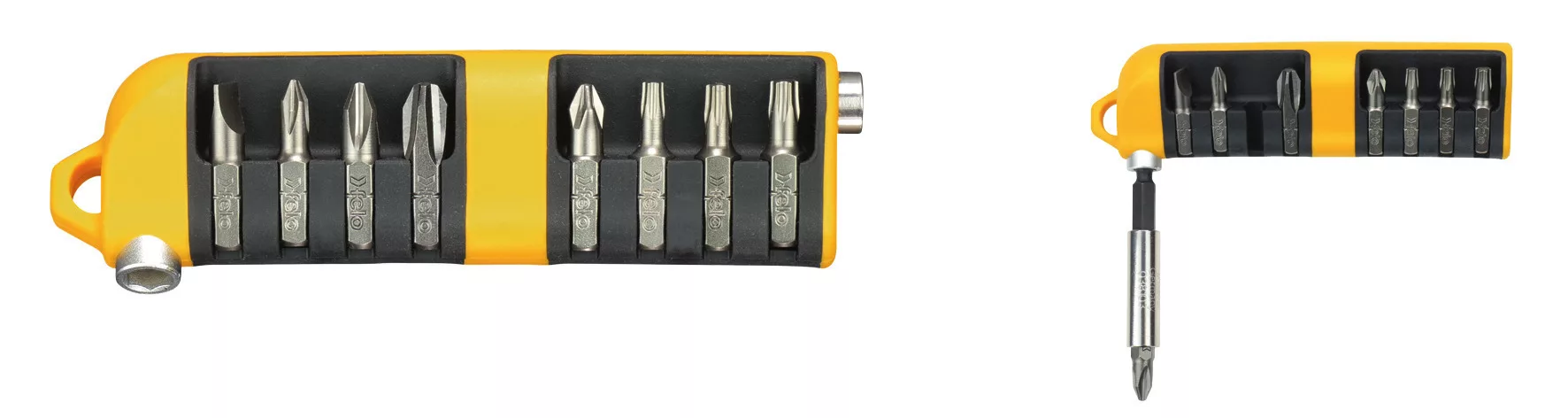 Набор бит SL/PH/PZ/Tx Industrial с держателем, 9шт FELO 020 801 06