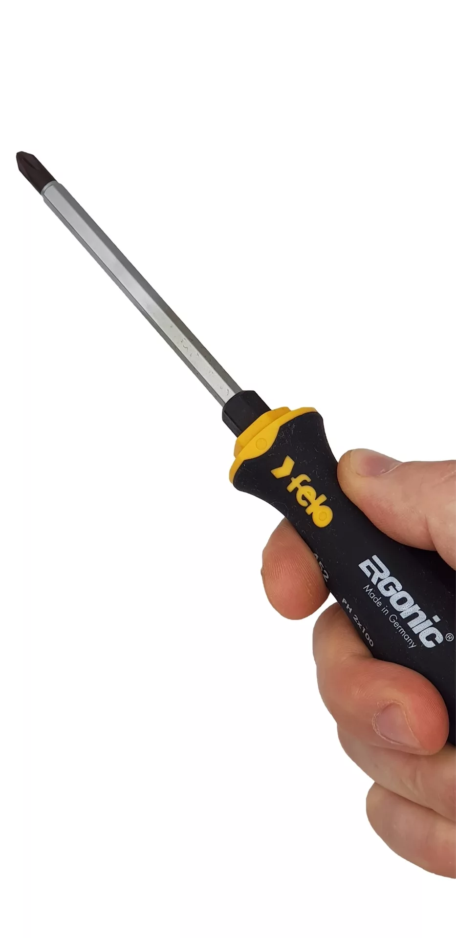 Отвертка Ergonic крестовая ударная PH 2X100 FELO 45220340