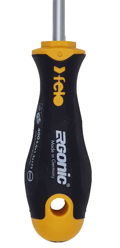 Отвёртка серия 400 Ergonic, SL8,0х1,2х175 FELO 400 086 10