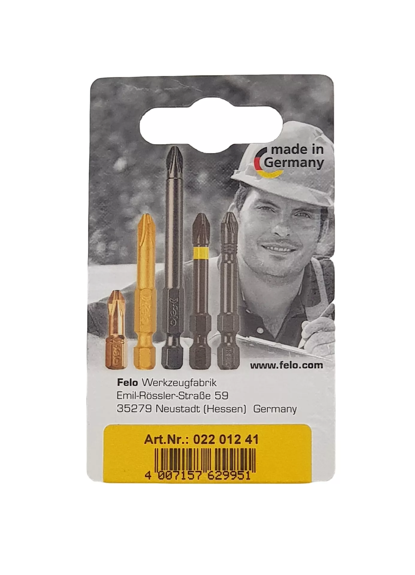 Бита крестовая ударная серия Impact PH 1X25, 2 шт FELO 022 012 41