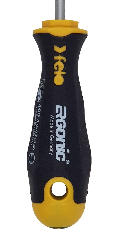 Отвёртка серия 400 Ergonic, SL5,0х0,8х150 FELO 400 055 10