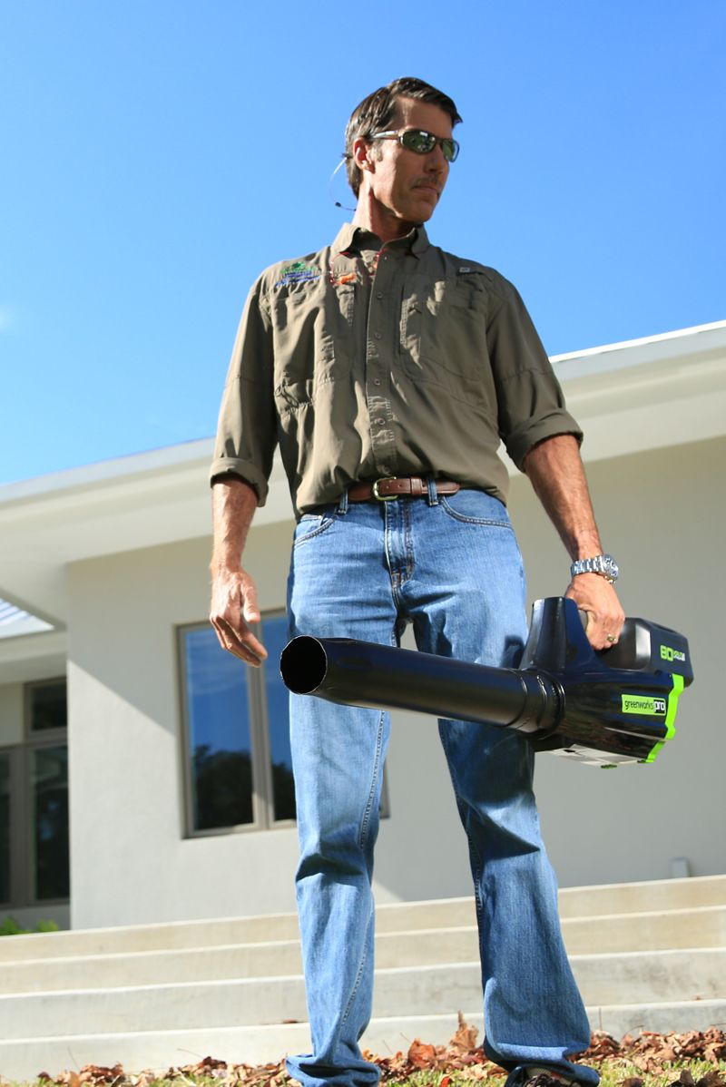 Воздуходув аккумуляторный Greenworks 80V GD80BL, бесщёточный, без АКБ и ЗУ