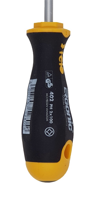 Отвёртка серия 402 Ergonic, PH2х100х6,0 FELO 402 203 10