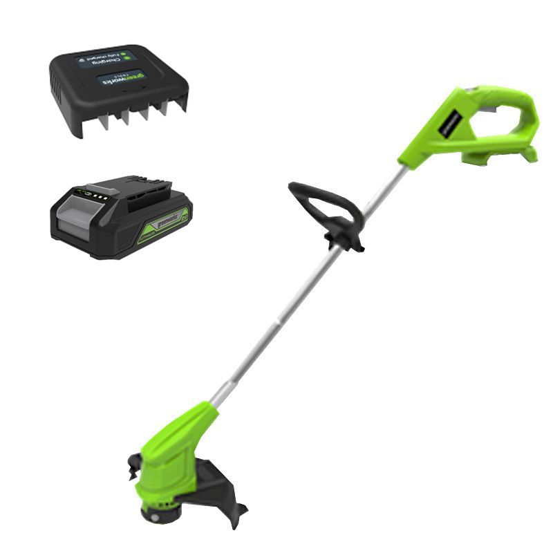 Триммер аккумуляторный 25 см Greenworks G24LT25K2 24V, с АКБ на 2 А*ч и ЗУ