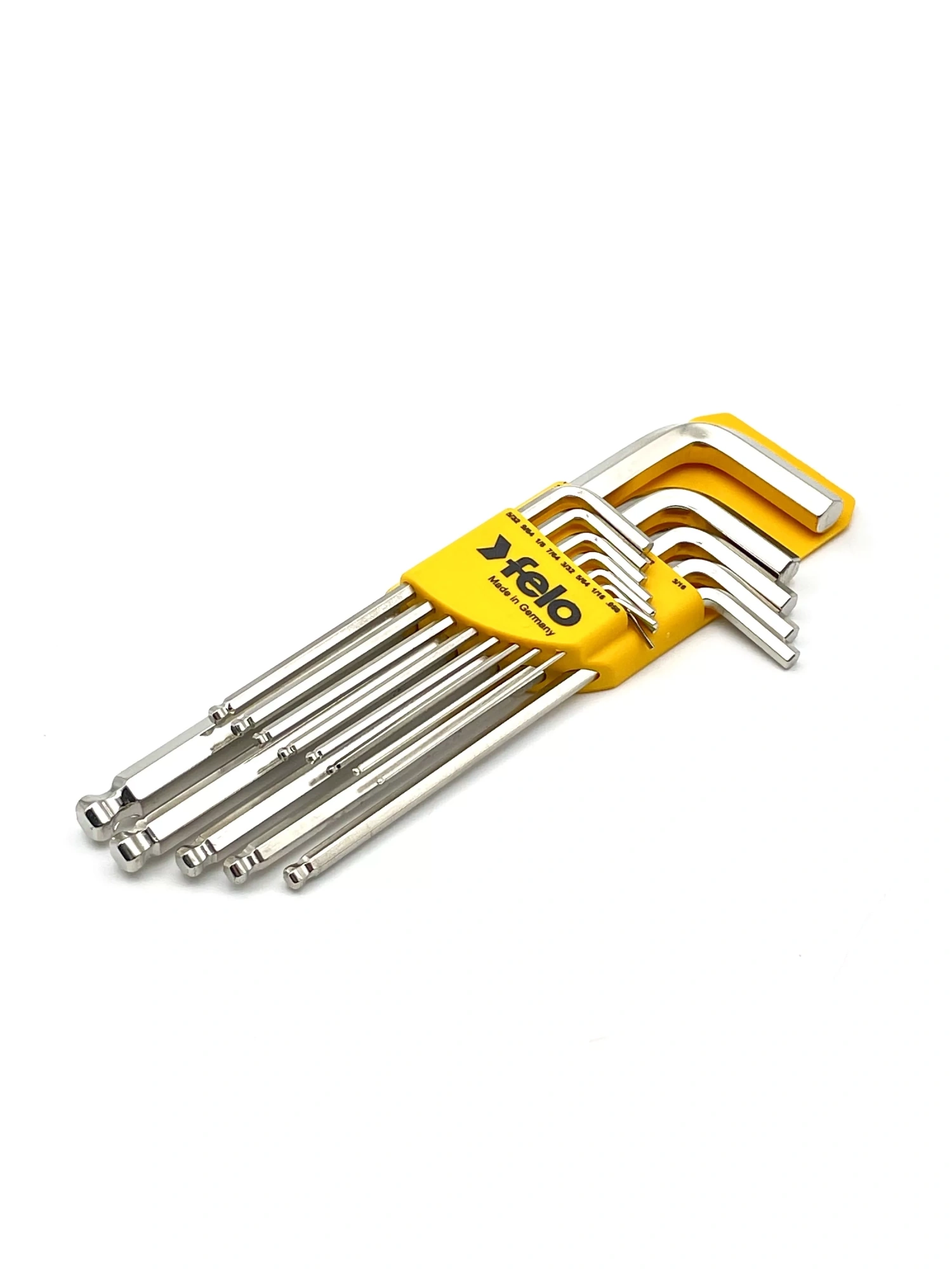 Felo Набор дюймовых ключей Г-образных шестигранных удлиненных с шаровым окончанием 13шт HEX .050"-3/8" 37513011