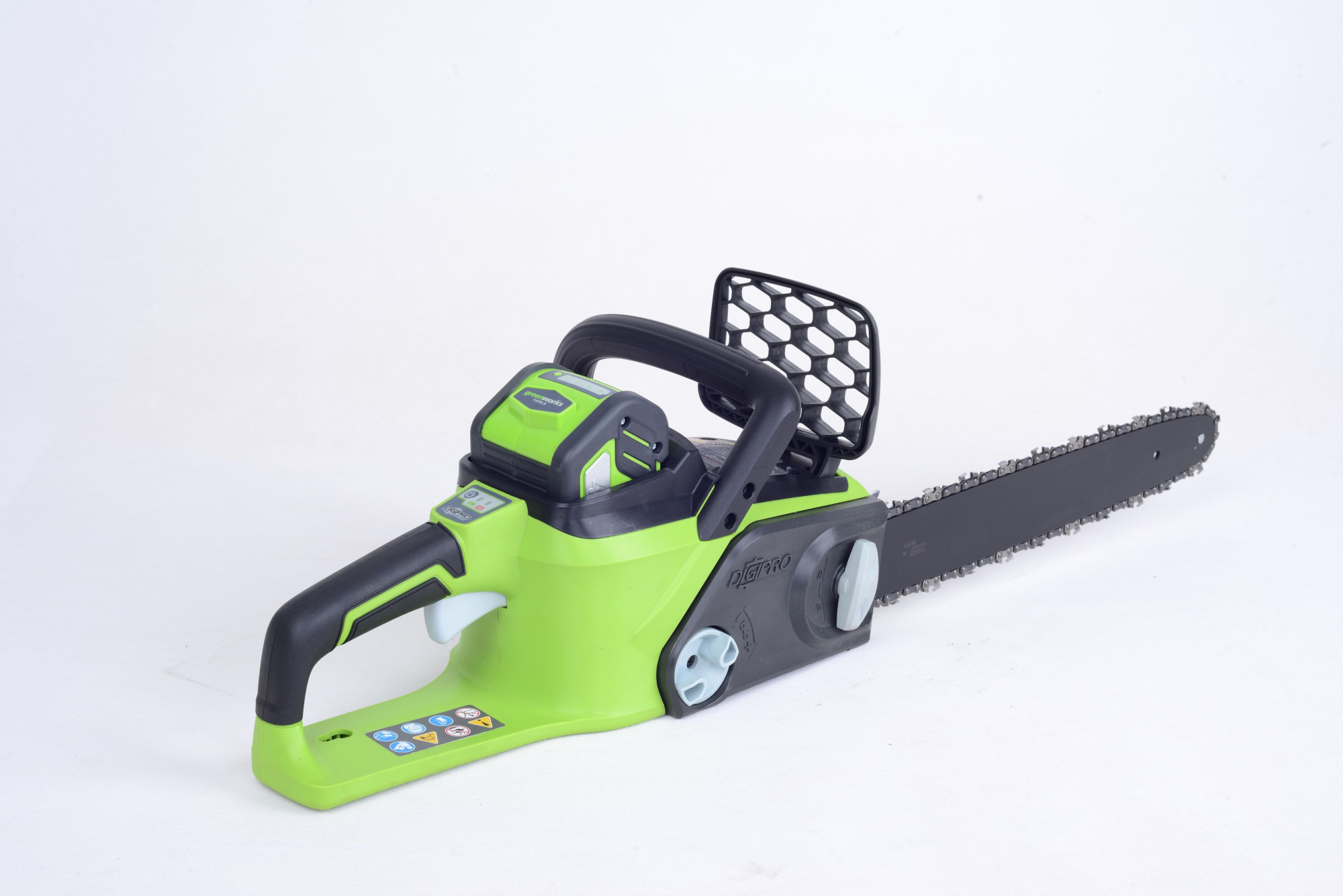 Пила аккумуляторная цепная Greenworks 40 см 40V GD40CS40, бесщёточная, без АКБ и ЗУ