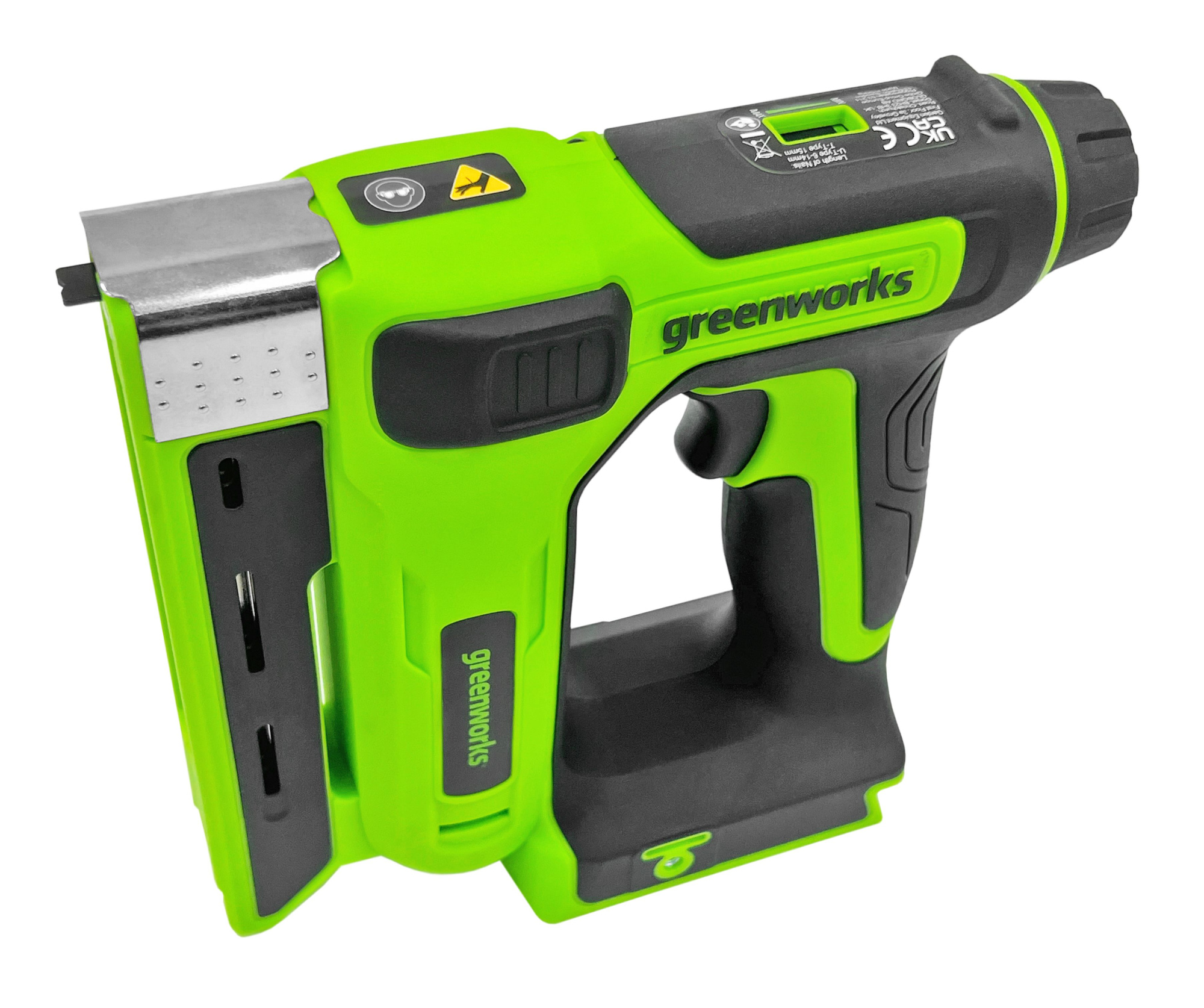 Степлер аккумуляторный Greenworks 24V G24CS10 3400107, без АКБ и ЗУ