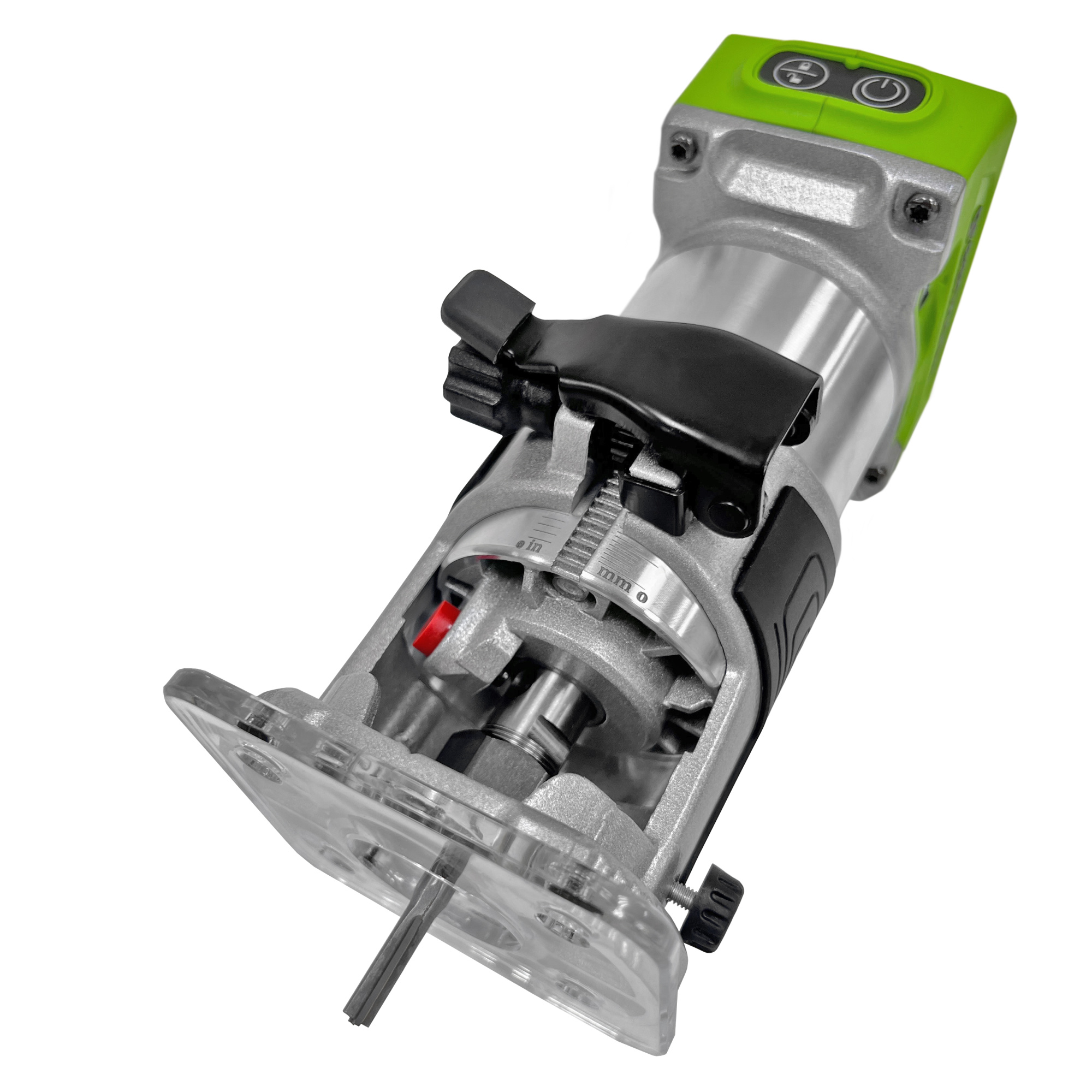 Фрезер аккумуляторный Greenworks 24V G24RO 3502507, бесщеточный, без АКБ и ЗУ