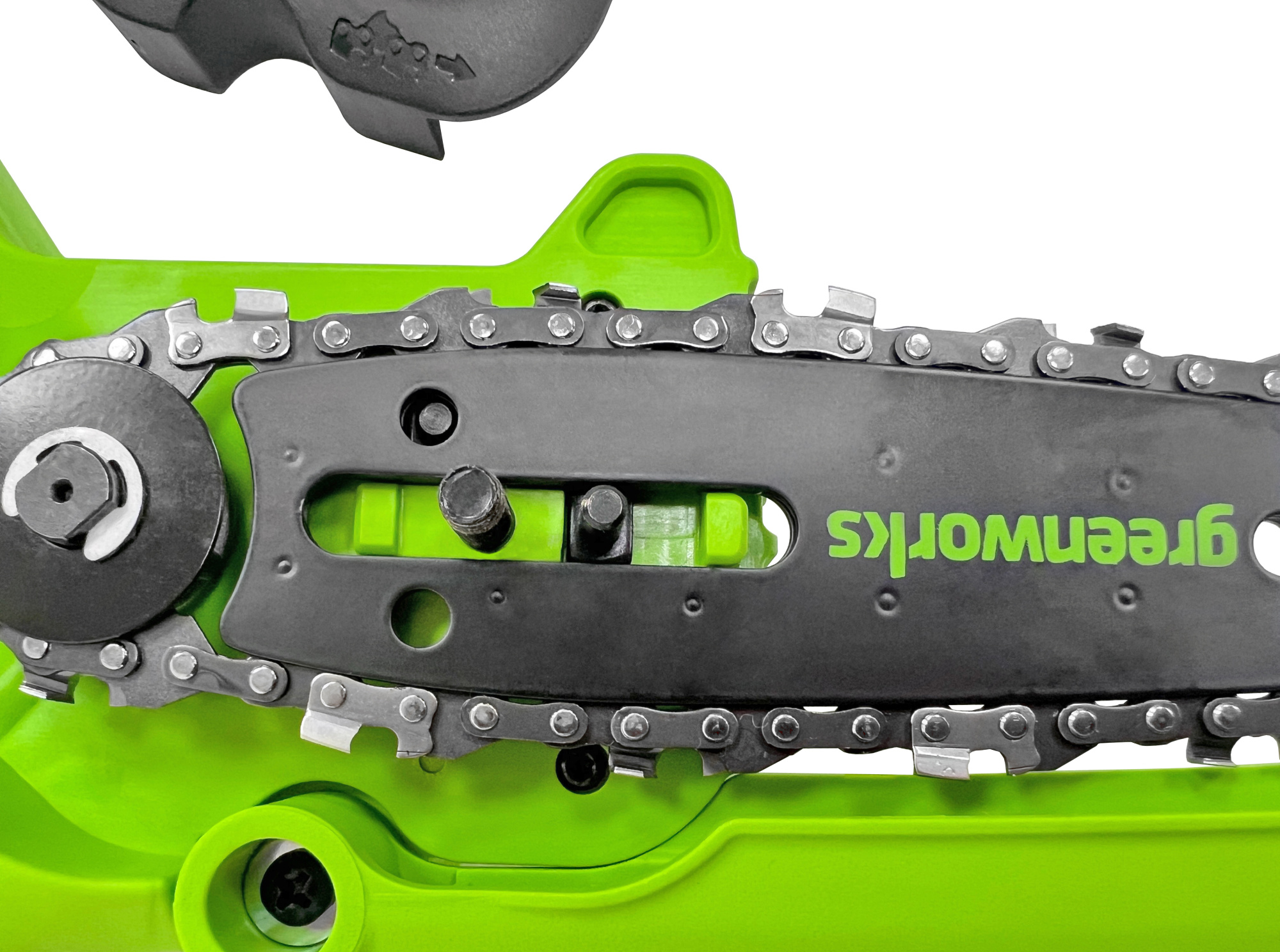 Мини-пила аккумуляторная цепная Greenworks 10 см 24V G24MCS10 2008207, без аккумулятора и зарядного устройства