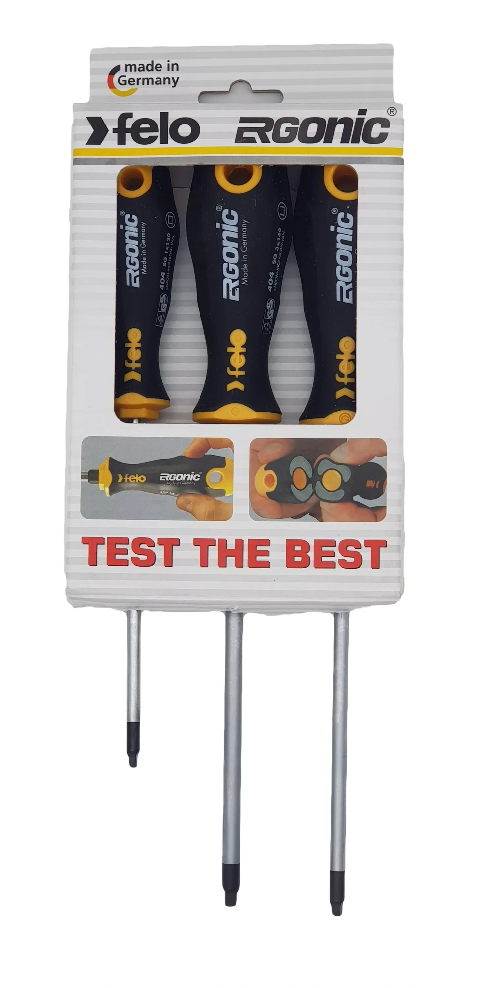 Набор отверток SQ Ergonic, 3 шт FELO 404 931 48