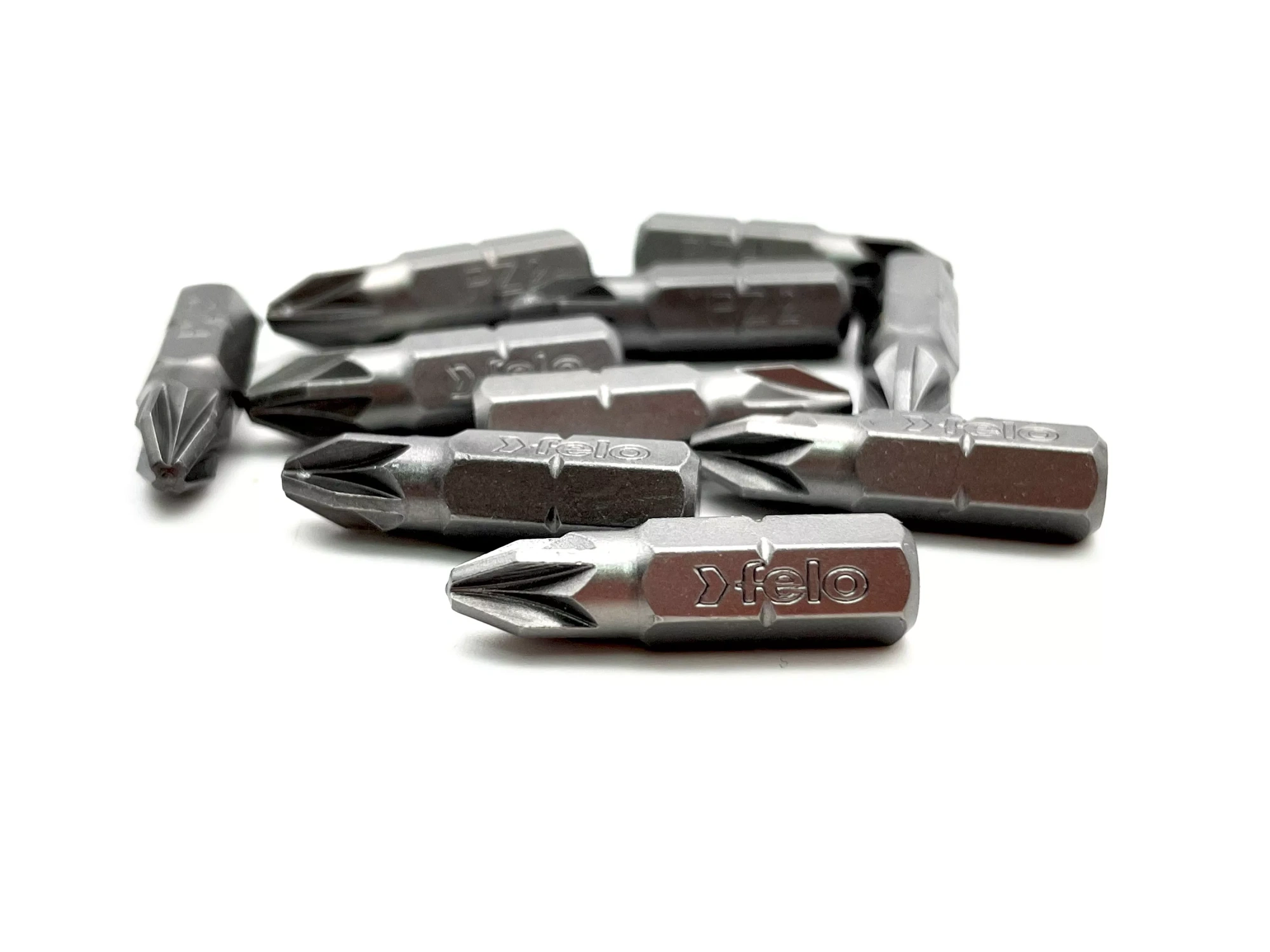 Бита крестовая серия Industrial PZ 2X25, 10 шт в пластиковом боксе FELO 021 020 16