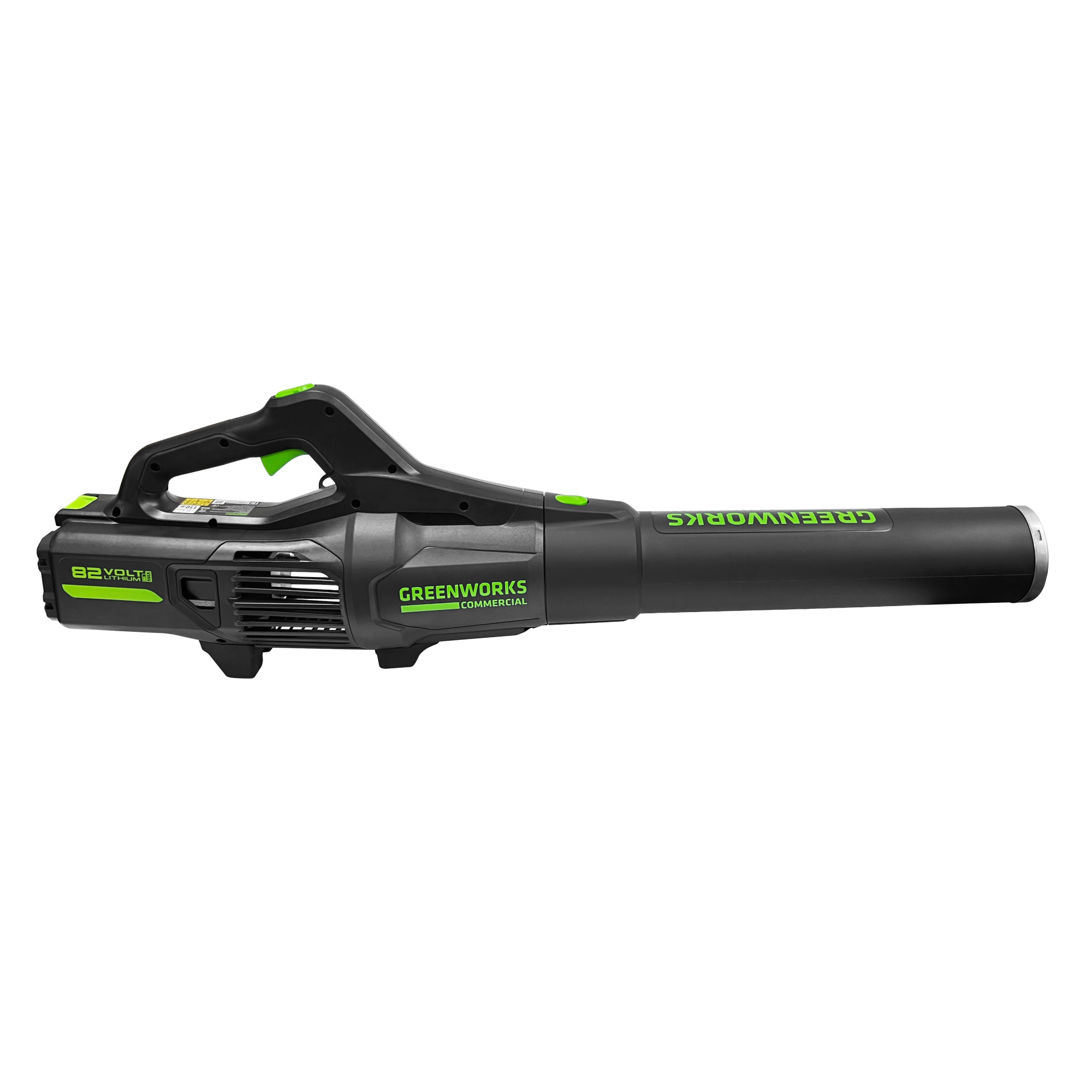 Воздуходув аккумуляторный (225 км/ч) Greenworks 82V GD82ABII 2407007, бесщеточный, без АКБ и ЗУ