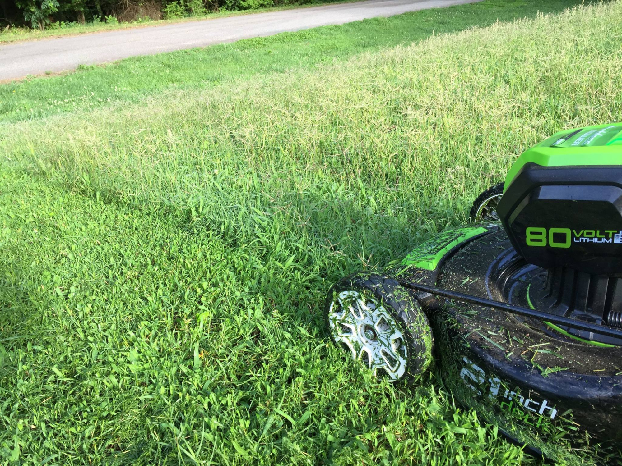 Газонокосилка самоходная аккумуляторная Greenworks 51 см 80V GD80LM51SP, бесщёточная, без АКБ и ЗУ