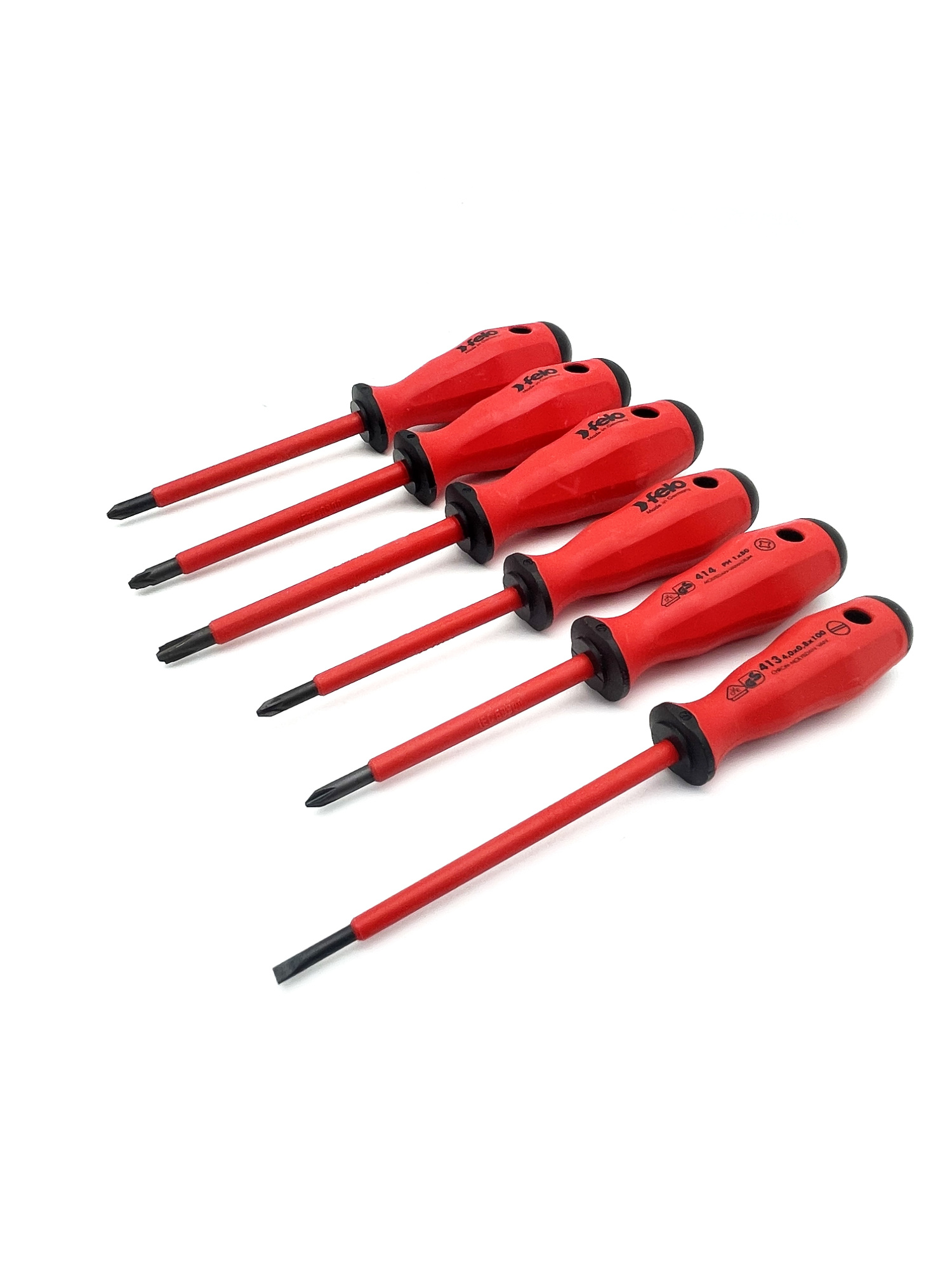 Набор изолированных отверток  SL, Z, H, PH 6 шт FELO 51396697