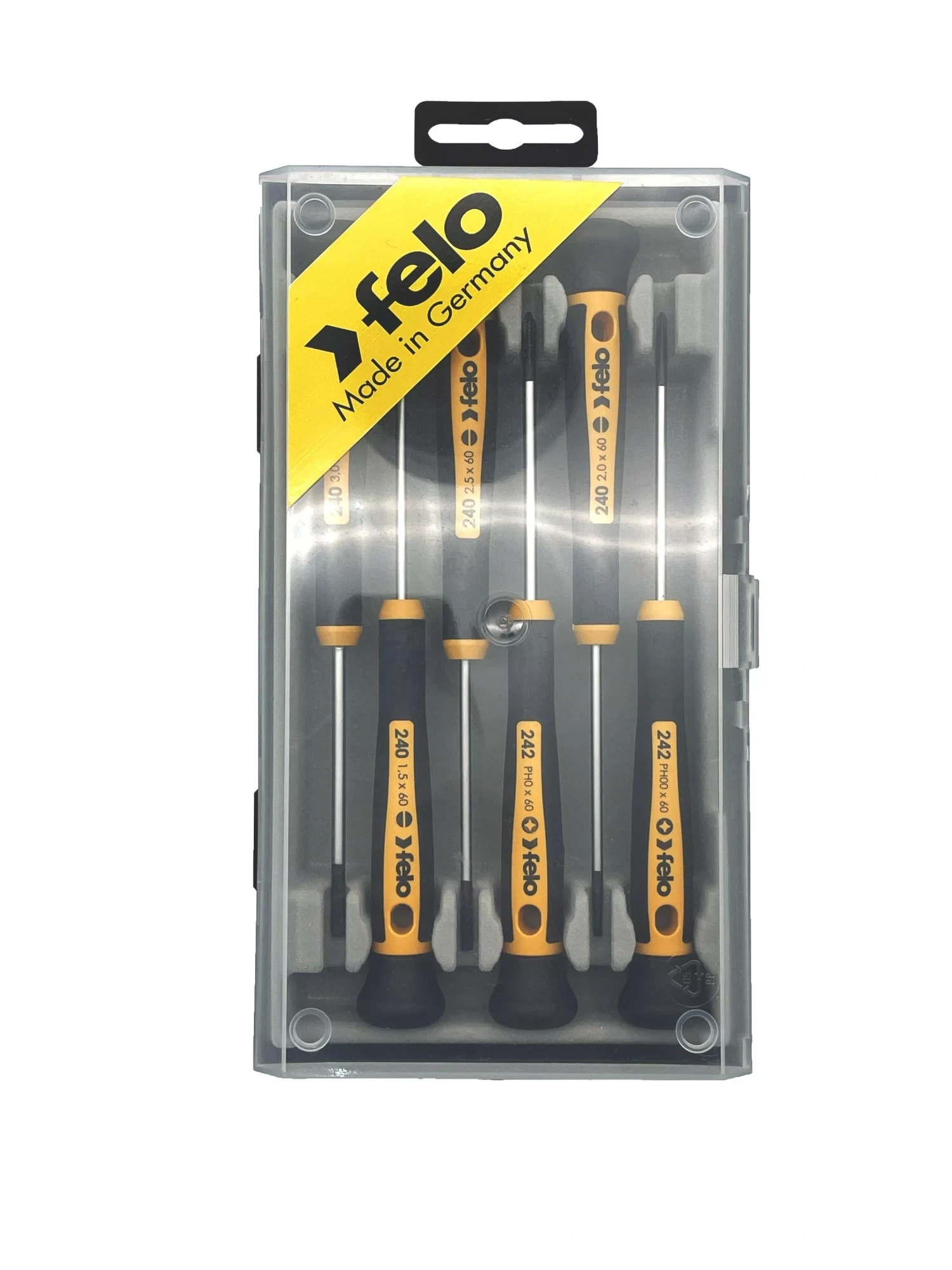 Набор отверток для точных работ 6 шт., серия 240 FELO 240 961 66