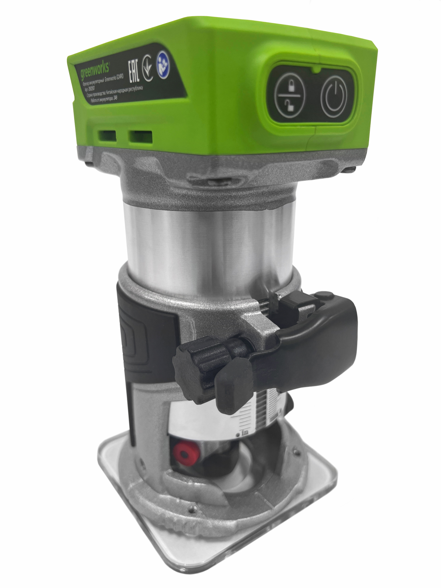 Фрезер аккумуляторный Greenworks 24V G24RO 3502507, бесщеточный, без АКБ и ЗУ