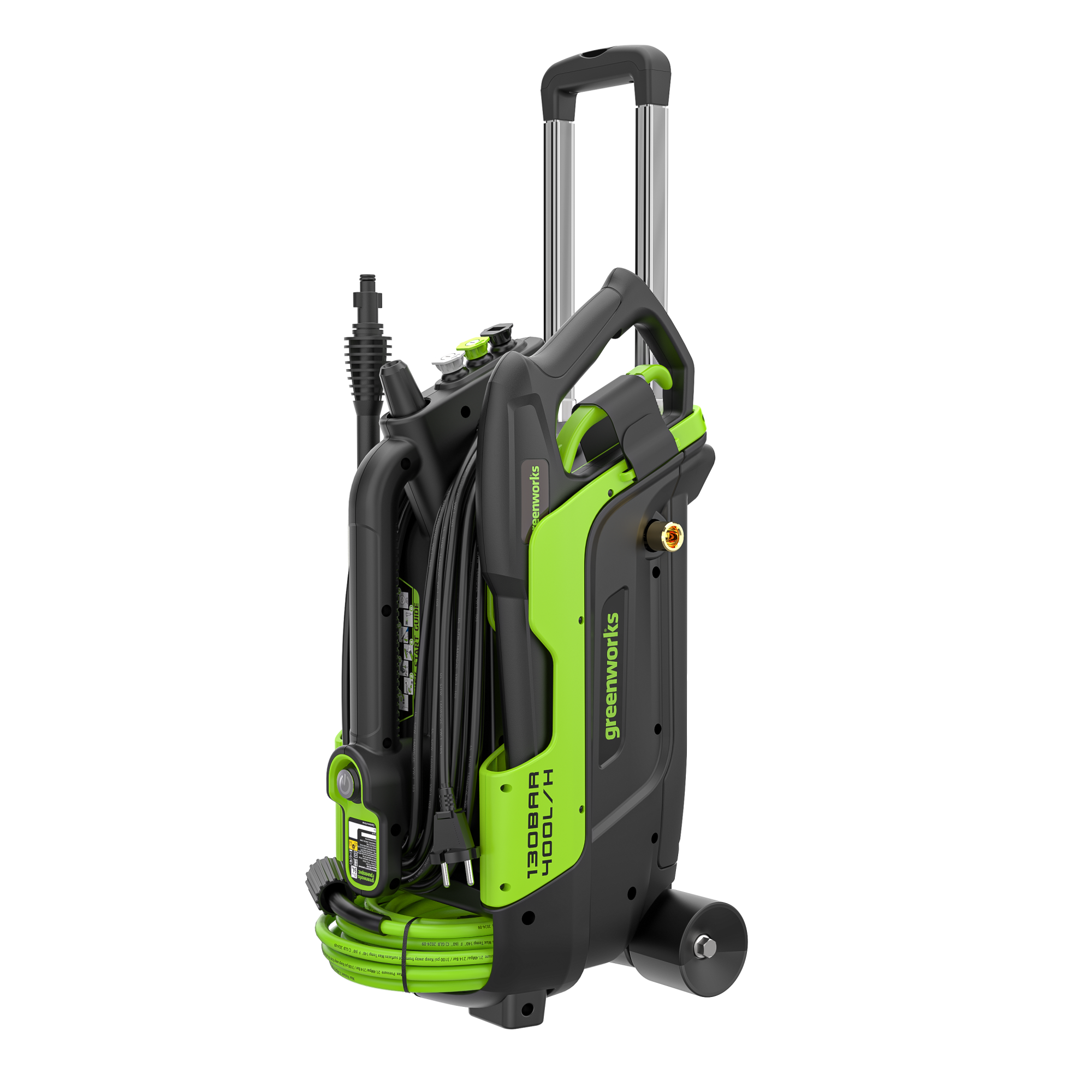 Мойка высокого давления 130 бар 1700 Вт электрическая Greenworks PW5130